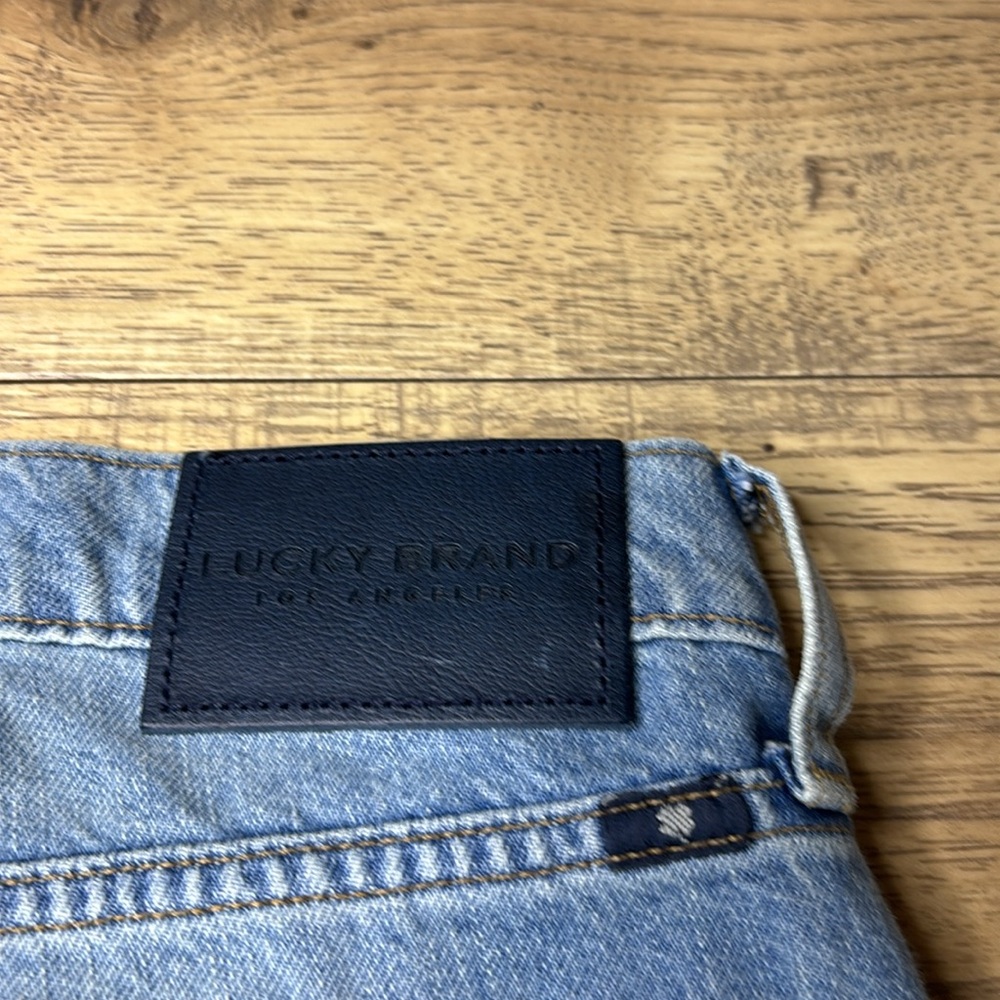 Lucky Brand Mid Rise Authentic Blue Straight Leg Jeans Classic Style Size 29 - Picture 9 of 12